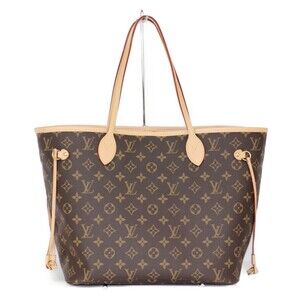 LOUIS VUITTON Neverfull Monogram Pivoine handbag tote bag pink shoulder